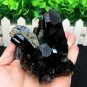 384g Natural beautiful smoky black quartz cluster crystal specimen healing
