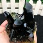 384g Natural beautiful smoky black quartz cluster crystal specimen healing