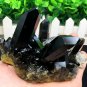 384g Natural beautiful smoky black quartz cluster crystal specimen healing