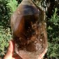 Rare double head Clear Rainbow Smoky Crystal Quartz Point/Clear Crystal Tower