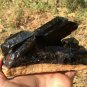 767g Natural smoky black quartz cluster crystal specimen healing JQ25