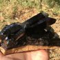 767g Natural smoky black quartz cluster crystal specimen healing JQ25