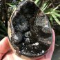 558g Natural dragon septarian geode quartz Egg cluster crystal healing #GB1