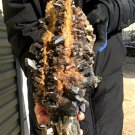 5000g Natural smoky black  quartz cluster crystal specimen healing 400x190x130mm
