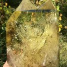 TOP!! Large Natural transparent double-headed citrine crystal quartz tower 1842g