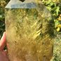 TOP!! Large Natural transparent double-headed citrine crystal quartz tower 1842g