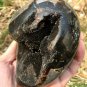 986g Natural dragon septarian geode quartz Heart cluster crystal healing #ZH21