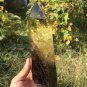 TOP!! Large Natural transparent double-headed citrine crystal quartz tower 1039g