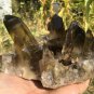 1061g Natural smoky citrine quartz cluster crystal specimen healing JQ19