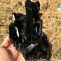 679g Natural  smoky black quartz cluster crystal specimen healing JQ32