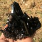 679g Natural  smoky black quartz cluster crystal specimen healing JQ32