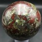 1621g Natural Dragon blood Stone Crystal Ball Sphere Lot Aura Chakra Healing#ZH3