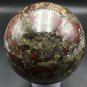 1621g Natural Dragon blood Stone Crystal Ball Sphere Lot Aura Chakra Healing#ZH3