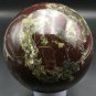 1621g Natural Dragon blood Stone Crystal Ball Sphere Lot Aura Chakra Healing#ZH3