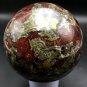1621g Natural Dragon blood Stone Crystal Ball Sphere Lot Aura Chakra Healing#ZH3