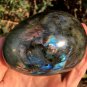 542g Natural Labradorite Egg Crystal Rough Polished From Madagascar  LCSD4