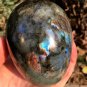 542g Natural Labradorite Egg Crystal Rough Polished From Madagascar  LCSD4