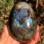 542g Natural Labradorite Egg Crystal Rough Polished From Madagascar  LCSD4