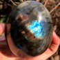 542g Natural Labradorite Egg Crystal Rough Polished From Madagascar  LCSD4