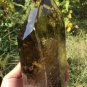 TOP!! Large Natural transparent double-headed citrine crystal quartz tower 1575g