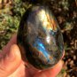 254g Natural Labradorite Egg Crystal Rough Polished From Madagascar LCSD3