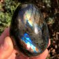 254g Natural Labradorite Egg Crystal Rough Polished From Madagascar LCSD3