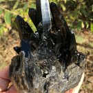 696g Natural smoky black  quartz cluster crystal specimen healing #JQ60