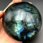457gNatural beautiful Labradorite spherical Crystal Polished From Madagascar LQ1