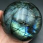 457gNatural beautiful Labradorite spherical Crystal Polished From Madagascar LQ1