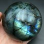 457gNatural beautiful Labradorite spherical Crystal Polished From Madagascar LQ1