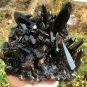 2758g Natural smoky black quartz cluster crystal specimen healing #JQ69