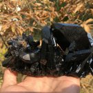 560g Natural beautiful smoky black quartz cluster crystal specimen healing JQ39