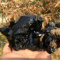 560g Natural beautiful smoky black quartz cluster crystal specimen healing JQ39