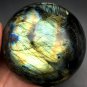 679g Natural beautiful Labradorite ball Crystal Polished From Madagascar LQ5