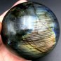 679g Natural beautiful Labradorite ball Crystal Polished From Madagascar LQ5