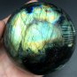 679g Natural beautiful Labradorite ball Crystal Polished From Madagascar LQ5