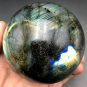 679g Natural beautiful Labradorite ball Crystal Polished From Madagascar LQ5