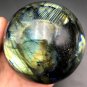 679g Natural beautiful Labradorite ball Crystal Polished From Madagascar LQ5