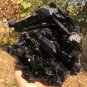 1998g Natural beautiful smoky black quartz cluster crystal specimen healing JQ58