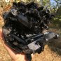 1998g Natural beautiful smoky black quartz cluster crystal specimen healing JQ58