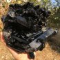 1998g Natural beautiful smoky black quartz cluster crystal specimen healing JQ58