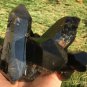 876g Natural beautiful smoky black quartz cluster crystal specimen healing JQ56