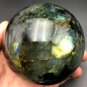 478g Natural beautiful Labradorite ball Crystal Polished From Madagascar LQ3
