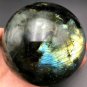 478g Natural beautiful Labradorite ball Crystal Polished From Madagascar LQ3