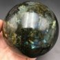 478g Natural beautiful Labradorite ball Crystal Polished From Madagascar LQ3