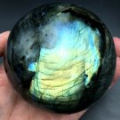 722g Natural beautiful Labradorite ball Crystal Polished From Madagascar LQ9