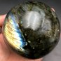 722g Natural beautiful Labradorite ball Crystal Polished From Madagascar LQ9