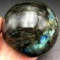 722g Natural beautiful Labradorite ball Crystal Polished From Madagascar LQ9