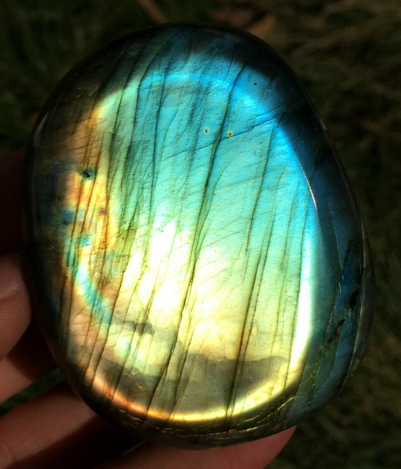 183g Natural Labradorite Crystal Rough Polished From Madagascar  LC33