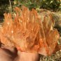 1185g Natural Himalayas white quartz cluster crystal specimen healing #JC36